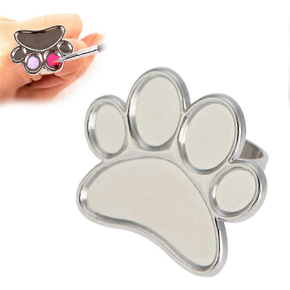 Shaped Manicure Palette for Thumb, Designed for Easy Storage and Efficient Use