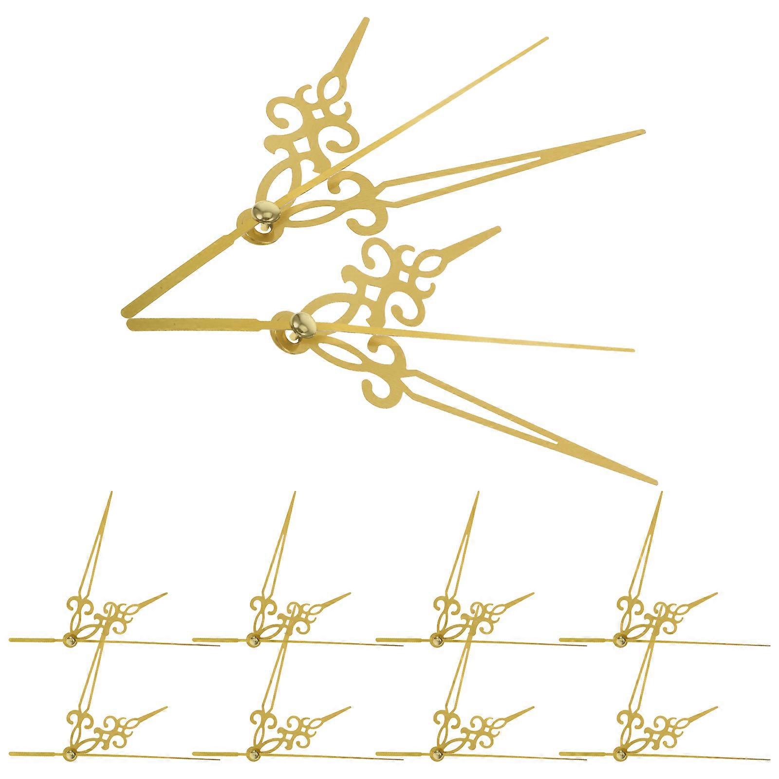 Decorative Clock Hands for Craft Enthusiasts and Family Simple Design Accuracy 13.50X0.60X0.50CM 10 Sets