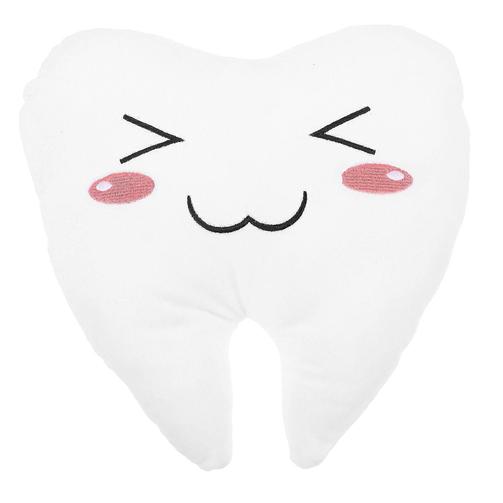 Cute Tooth Shaped Pillow for Adults – Soft Decorative Cushion for Sofa, Car, and Home – Compact & Comfortable Hugging Design