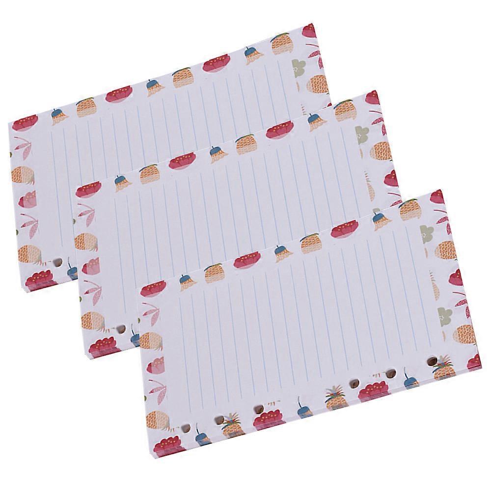 Colored Loose Leaf Notepad Refill for Planners – Smooth Writing Paper Easy to Remove for Office, School, and Daily Use