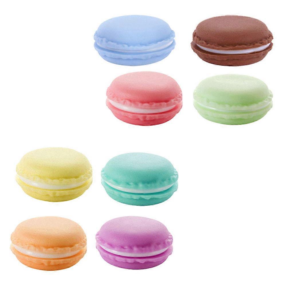 8 stks Macaron Mini Sieraden Draagbare Creatieve Opslagcontainer