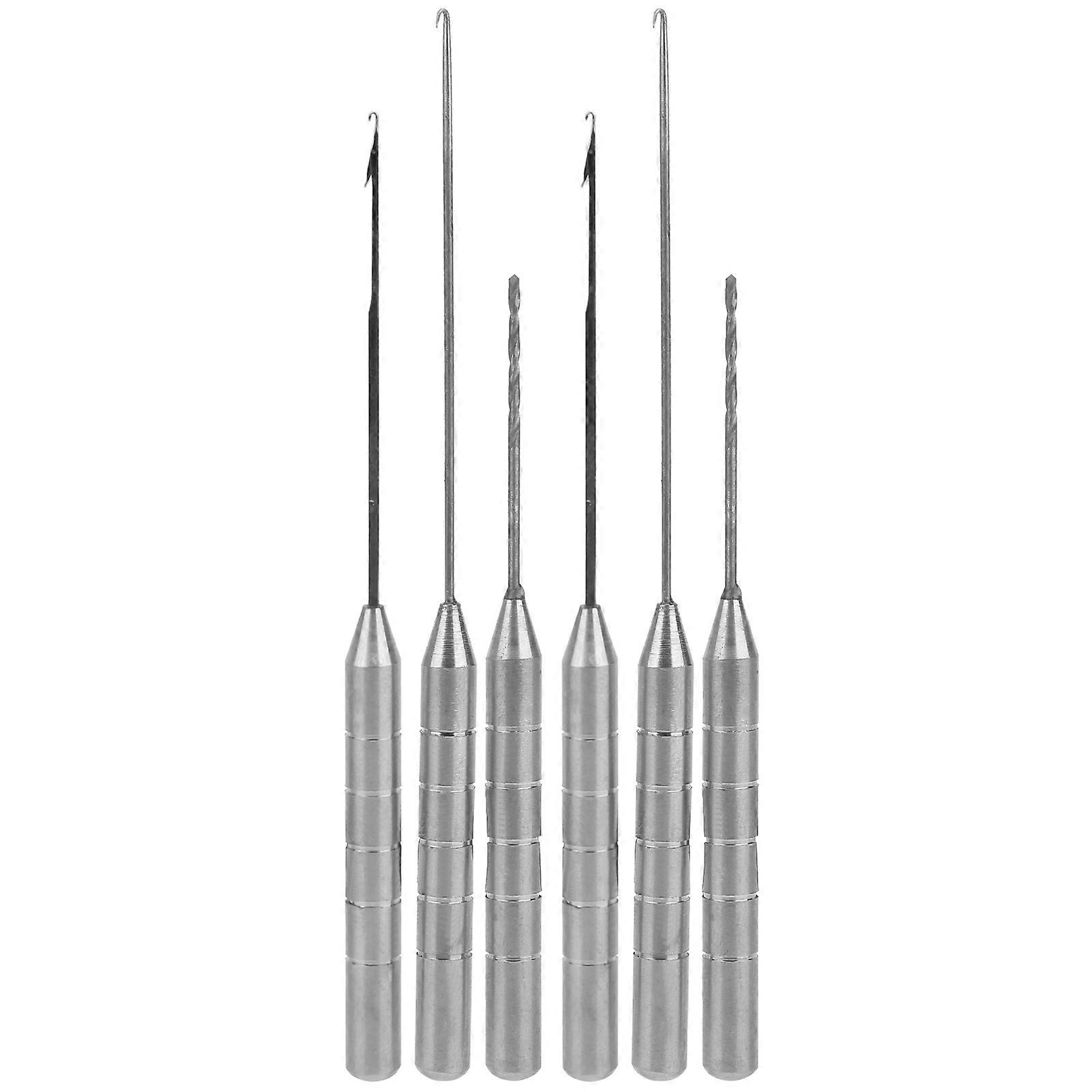 2Pcs Stainless Steel Fishing Hooks Set, Bait and Needle Kit
