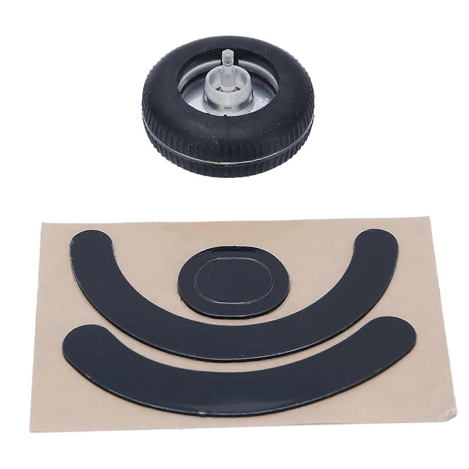 Replacement Black Mouse Wheel with Anti-Slip Feet for G403, G603 and G703