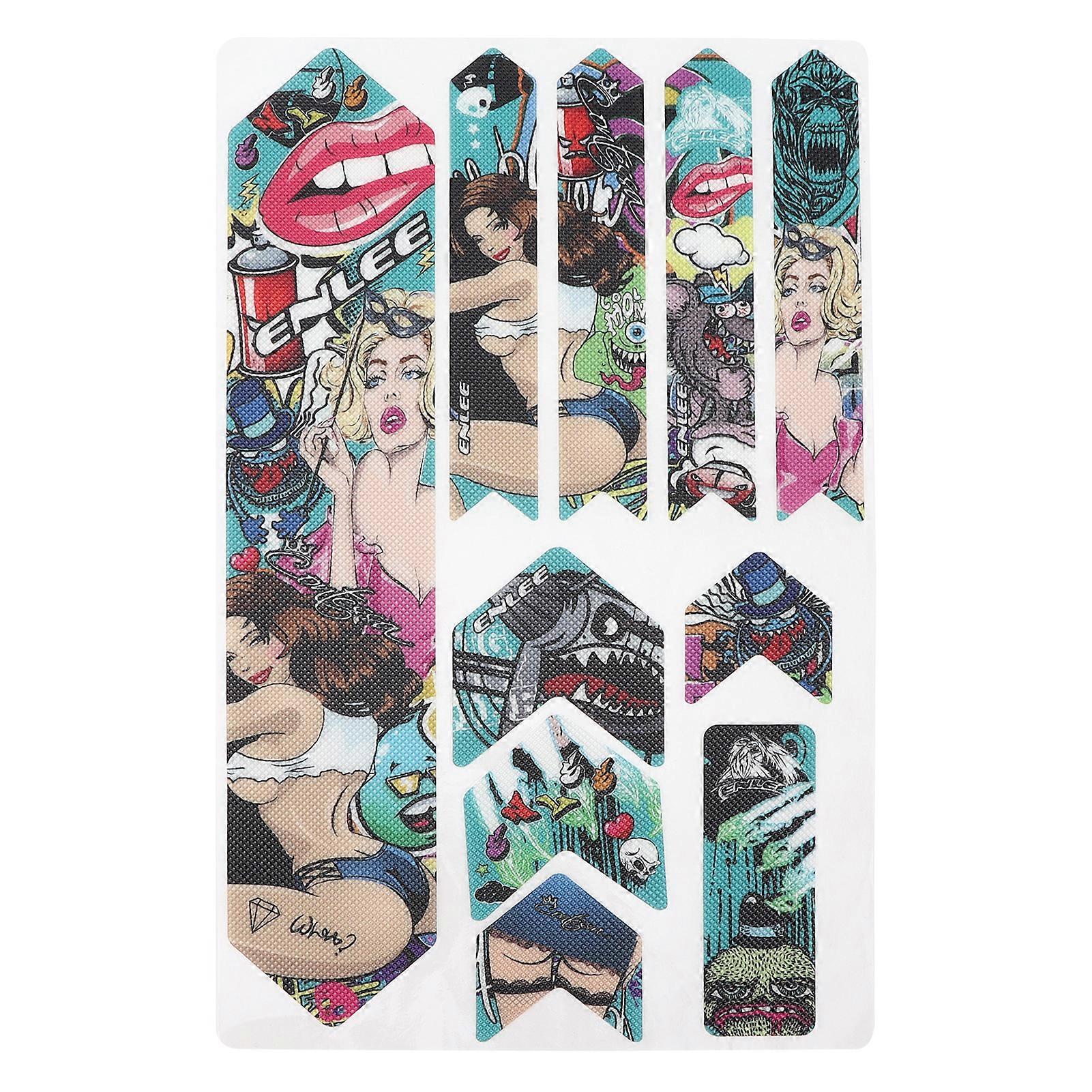 Enlee MTB Frame Protector Sticker Anti-Scratch Waterproof