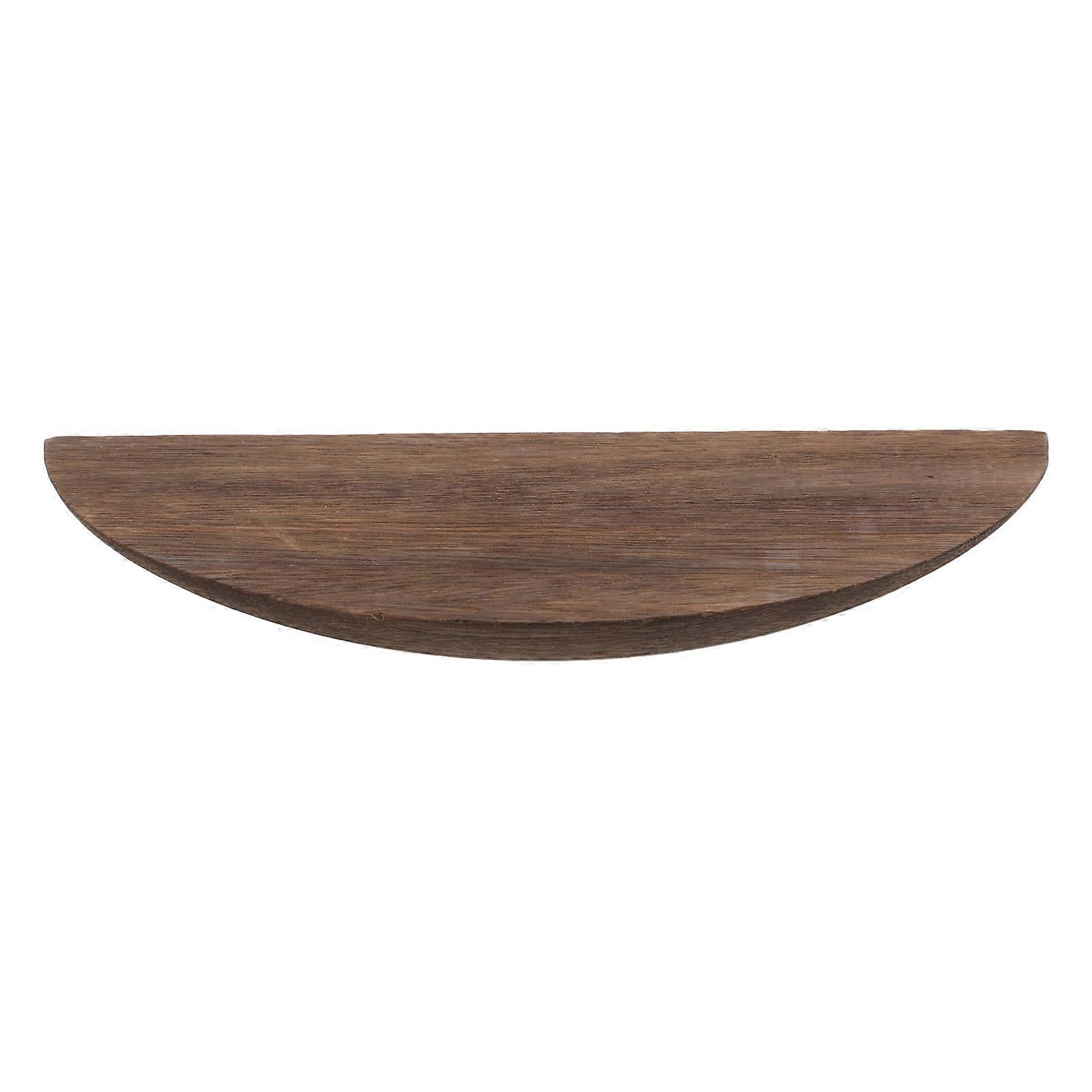 Small Wall Mounted Shelf Floating Shelf Wood Dark Brown Rustic Style Homeowners 27.00X13.50X3.50CM 1Pack