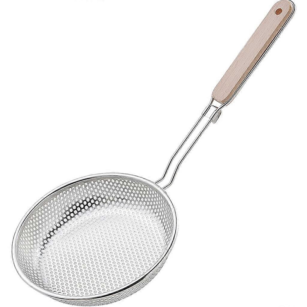 Slotted Spoons For Pasta Strainer With Non Slip Handle, Size S, Effortless Pasta Straining