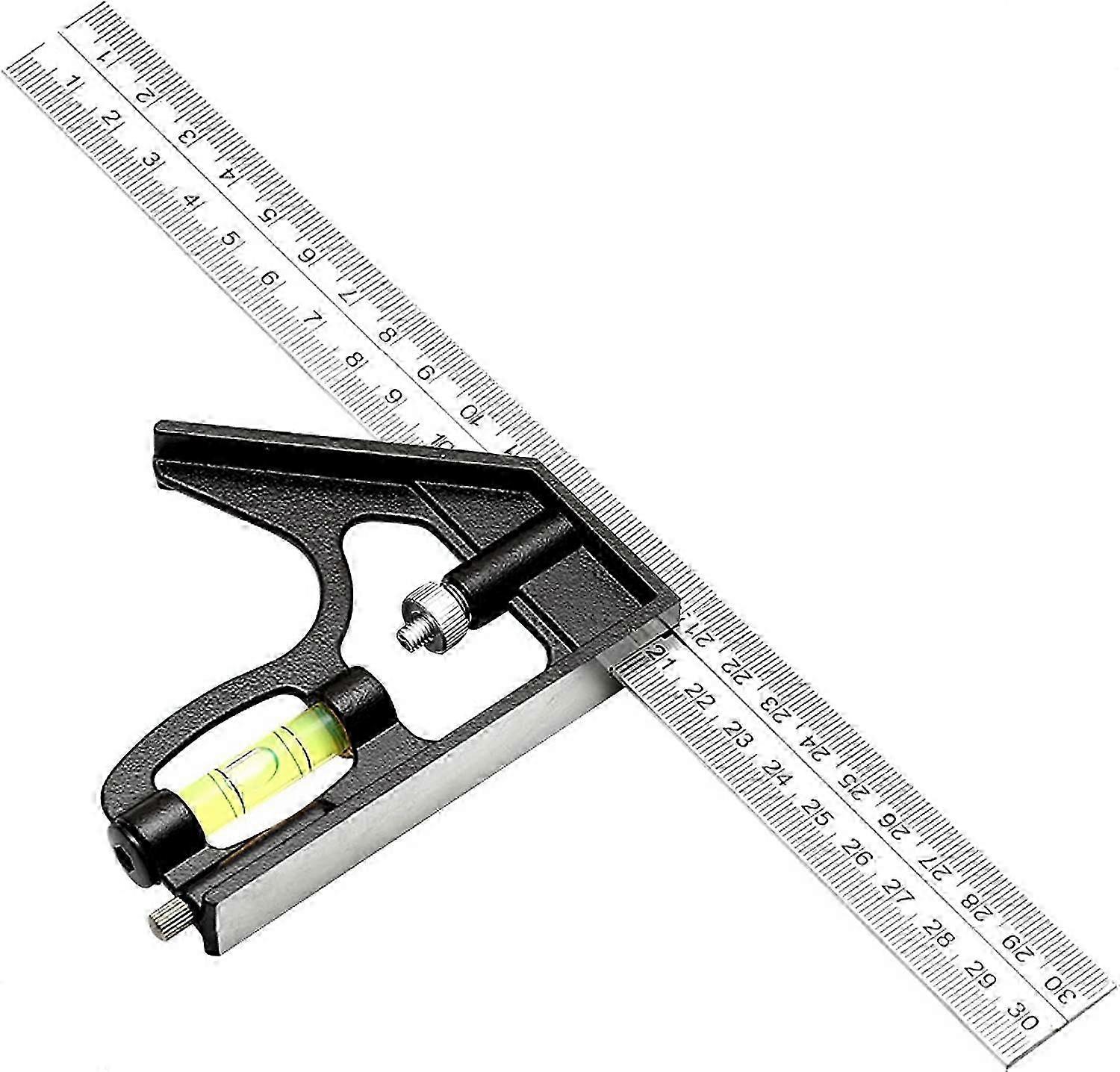 300mm right angle ruler stainless steel combination square adjustable measuring tool