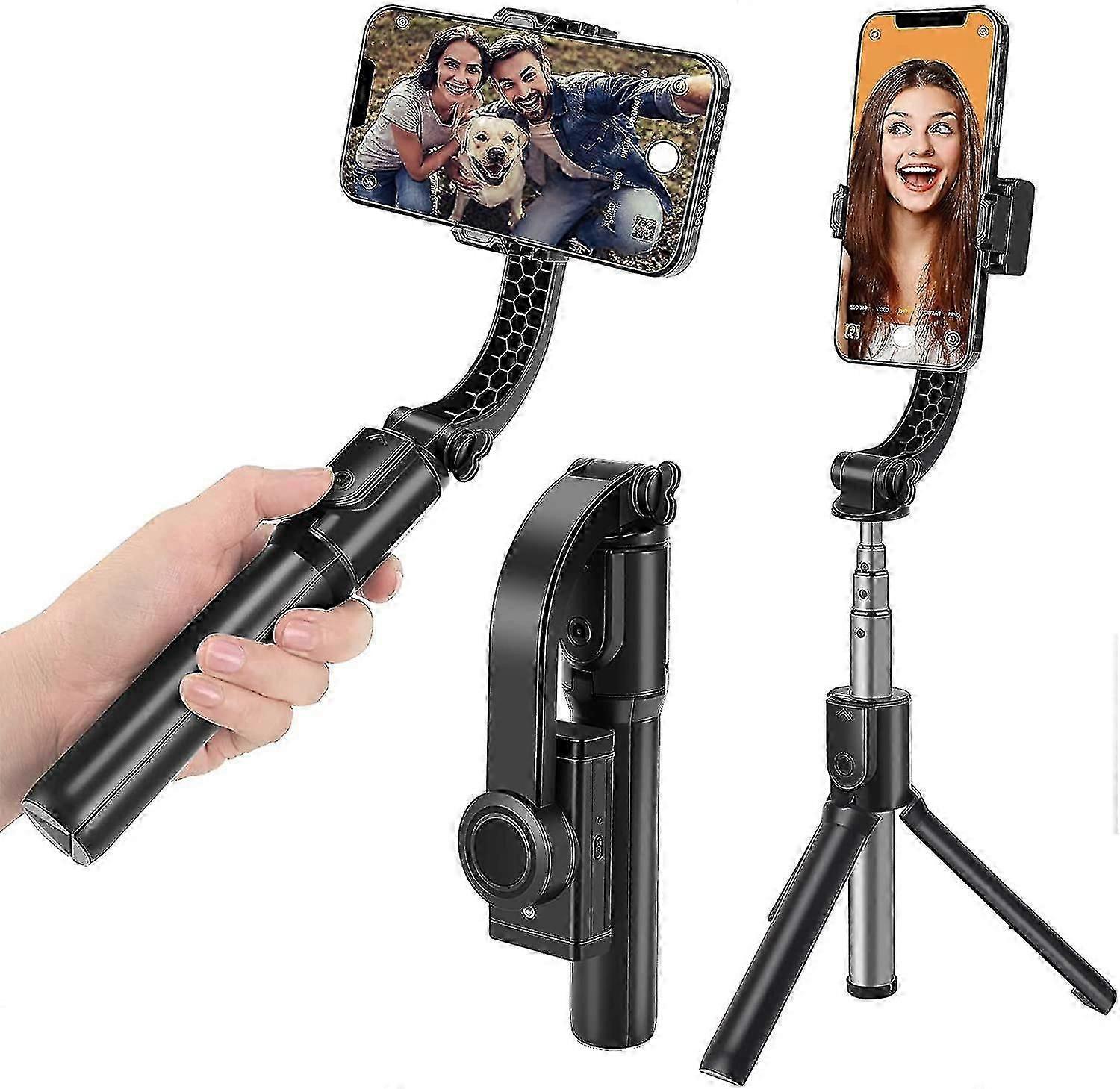 2025 Latest Model Gimbal Stabilizer For Smartphone With Extendable Selfie Stick
