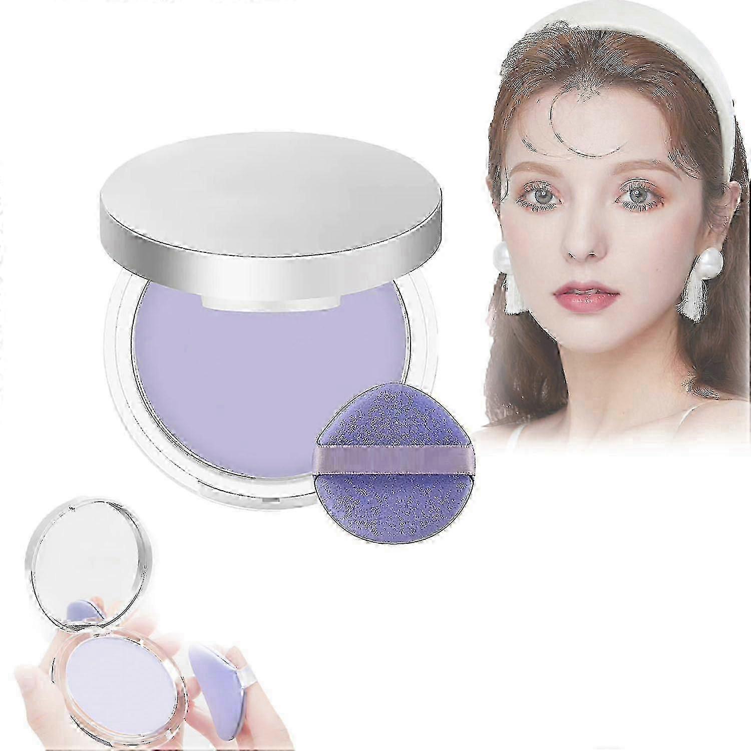 1/2/3Pcs 2024 Neue Lavendel Make-up Puder Lavendel Matte Puder Matte Pulver Öl