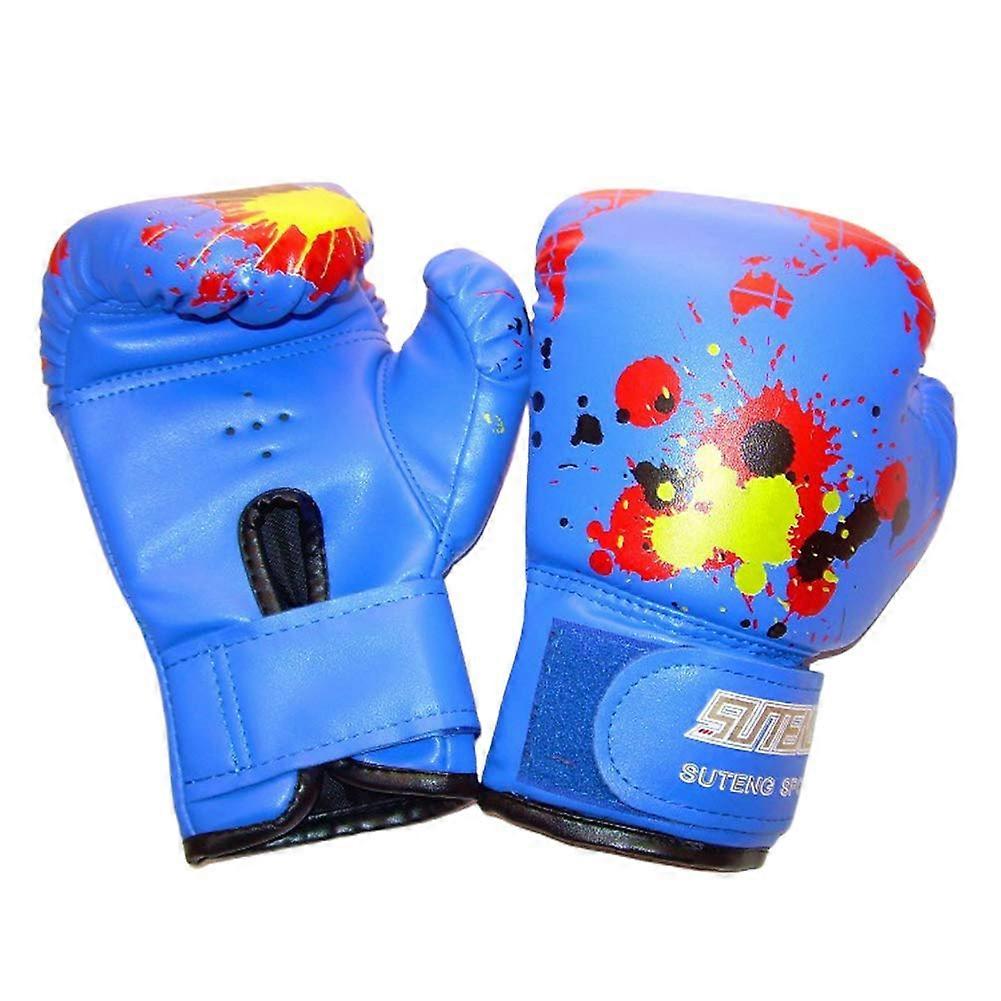 Boxing Gloves - 1 Pair PU Leather Kids Training Gloves for Boys and Girls Ages 2-11, Lightweight and Durable