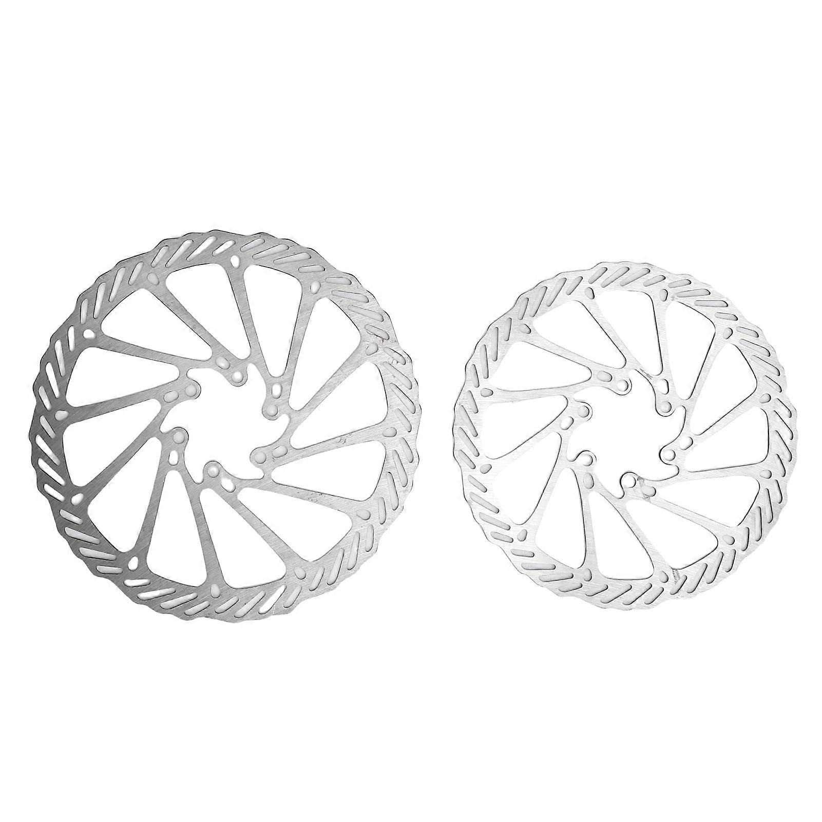 160 mm and 180 mm steel scooter brake discs set 6 hole replacement discs for improved cycling performance