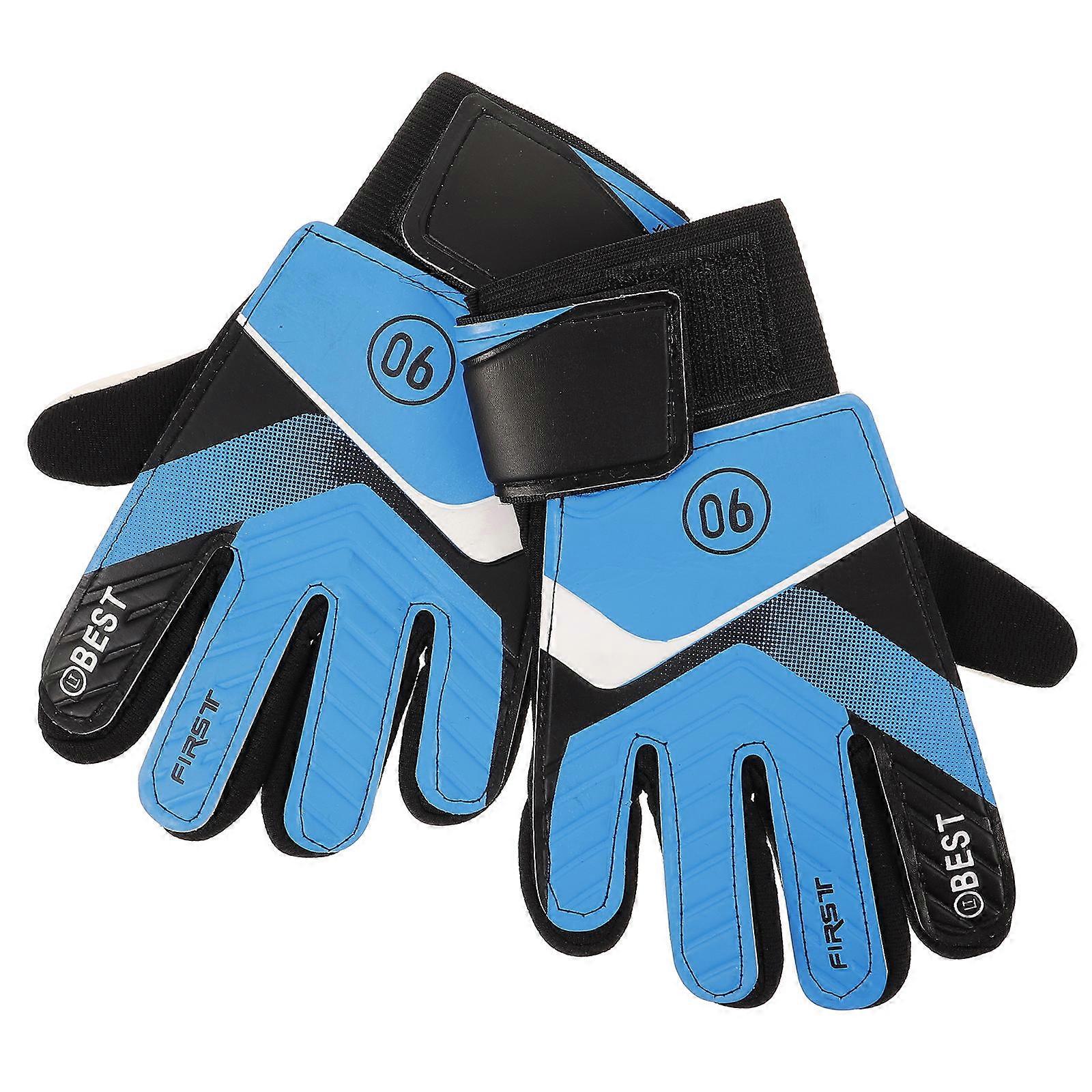 2pcs Soccer Training Gloves for Children with Finger Protection and Nonslip Design Multi PU Gloves