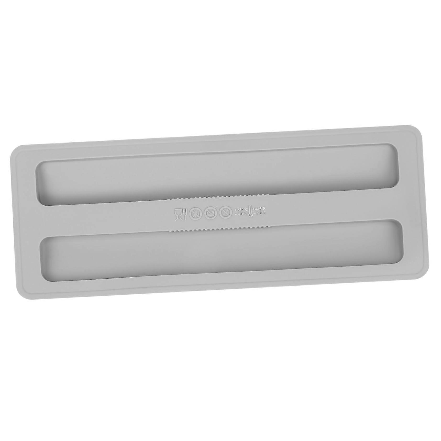 Dust Cover for Bread Machine - Grey Silica Gel Lid for Small Air Fryer, Toaster, Oven, and Stove, 27.4x10.4cm