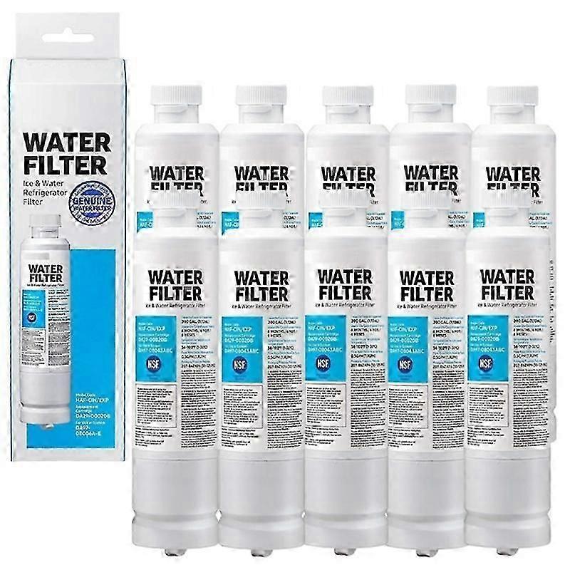 10x Samsung DA97-17376B DA97-08006C HAF-QIN / EXP jääkaappi jääkaapin vedensuodatin