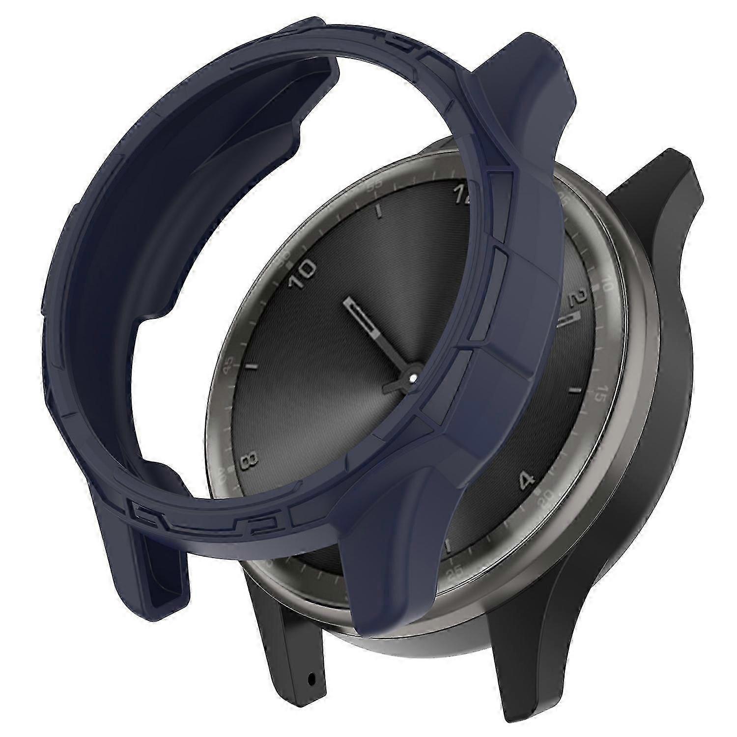 من أجل Garmin vivomove Trend Drop Drop TPU Watch Case غطاء إطار ممتص الصدمات المجوفى