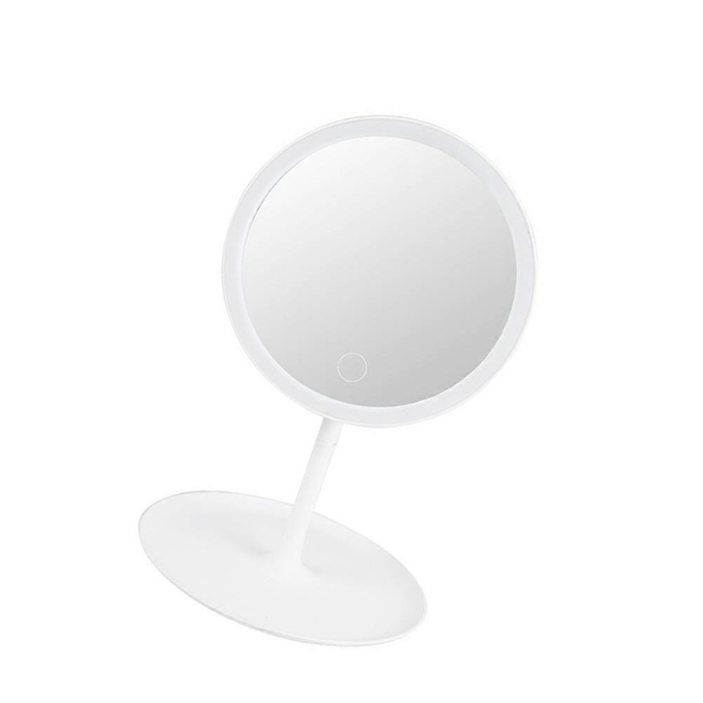 Travel Makeup Mirror Led Desk Mirror Rechargeable Usb Charging 1Set