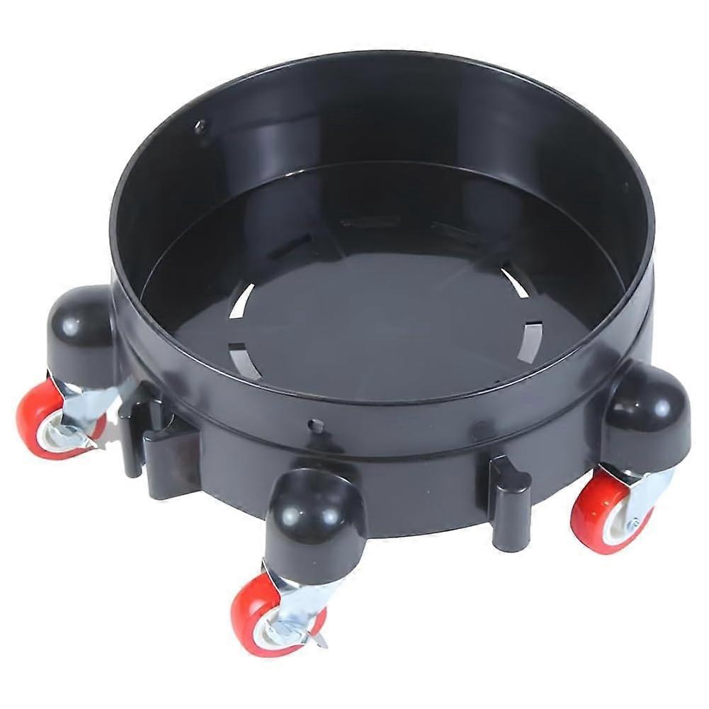 Roller Bucket Trolley with Wheel, Removable Locking Mechanism, 360 Rotating for Car Wash, Garage