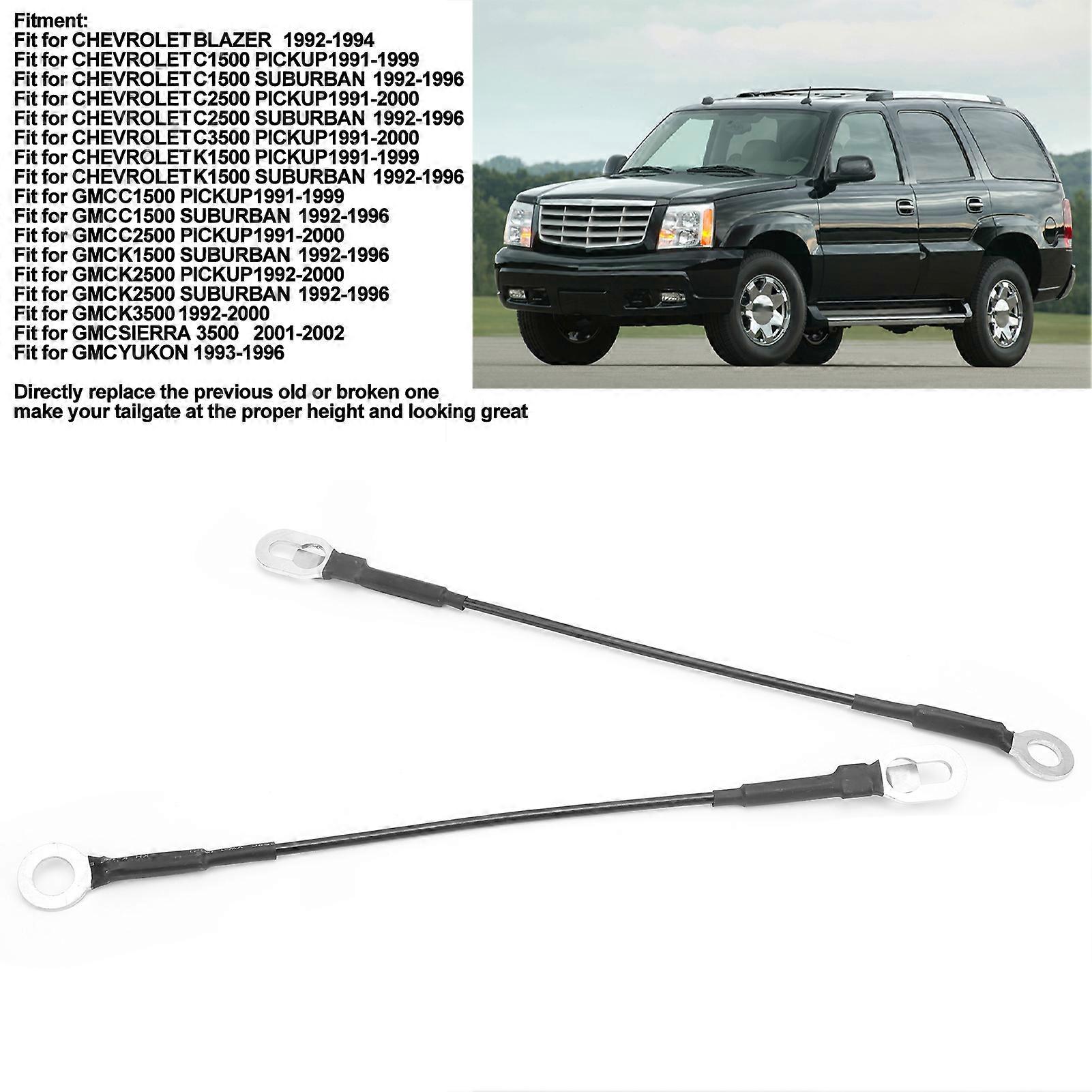 Pair Tailgate Latch Release Cable RightLeft 88980510 Fit for CHEVROLET AVALANCHE/SILVERADO