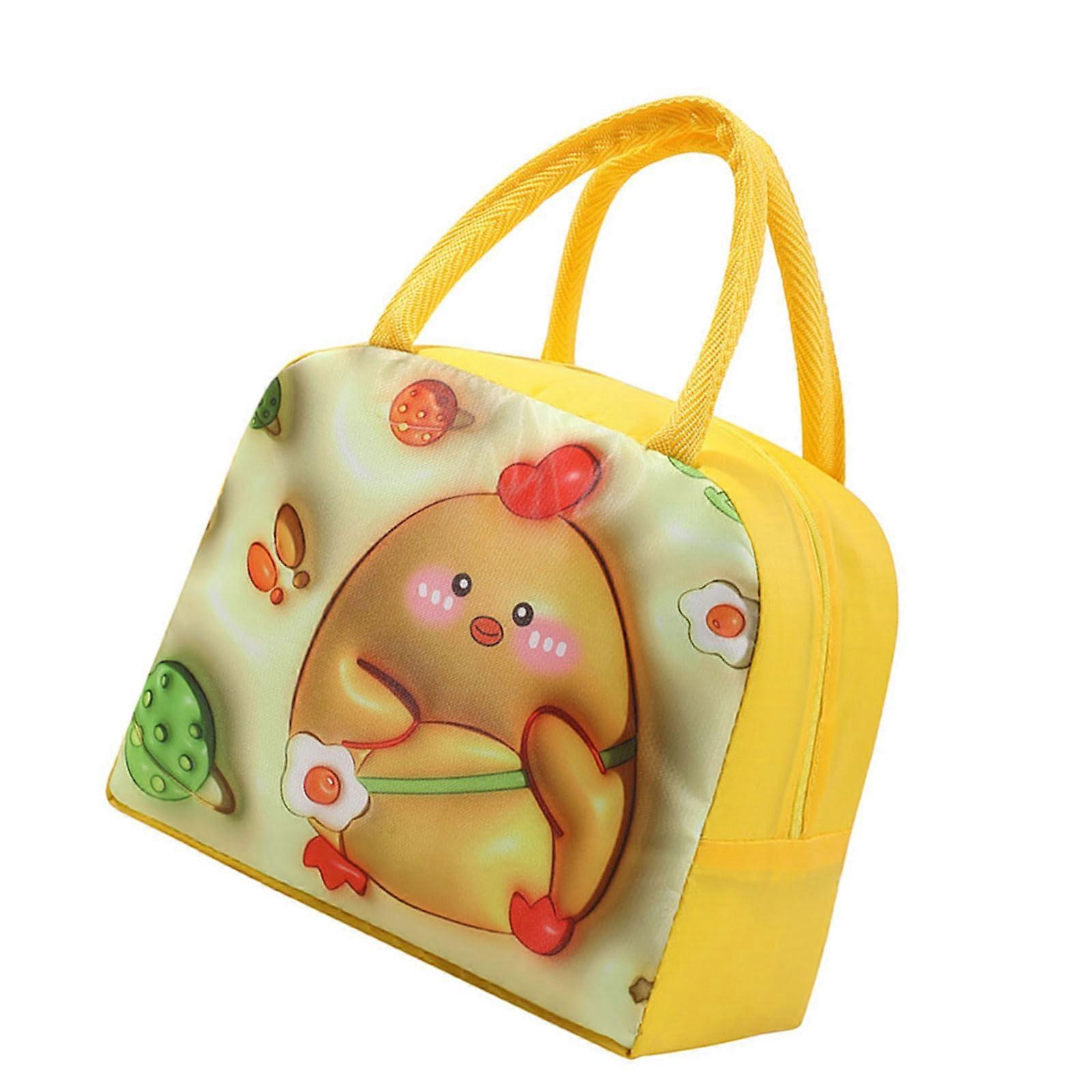 Robustes Kinder Mittagessen Mit Tasche – Kinderfreundliches Gemustertes Picknick Set Für Schule Und Reisen