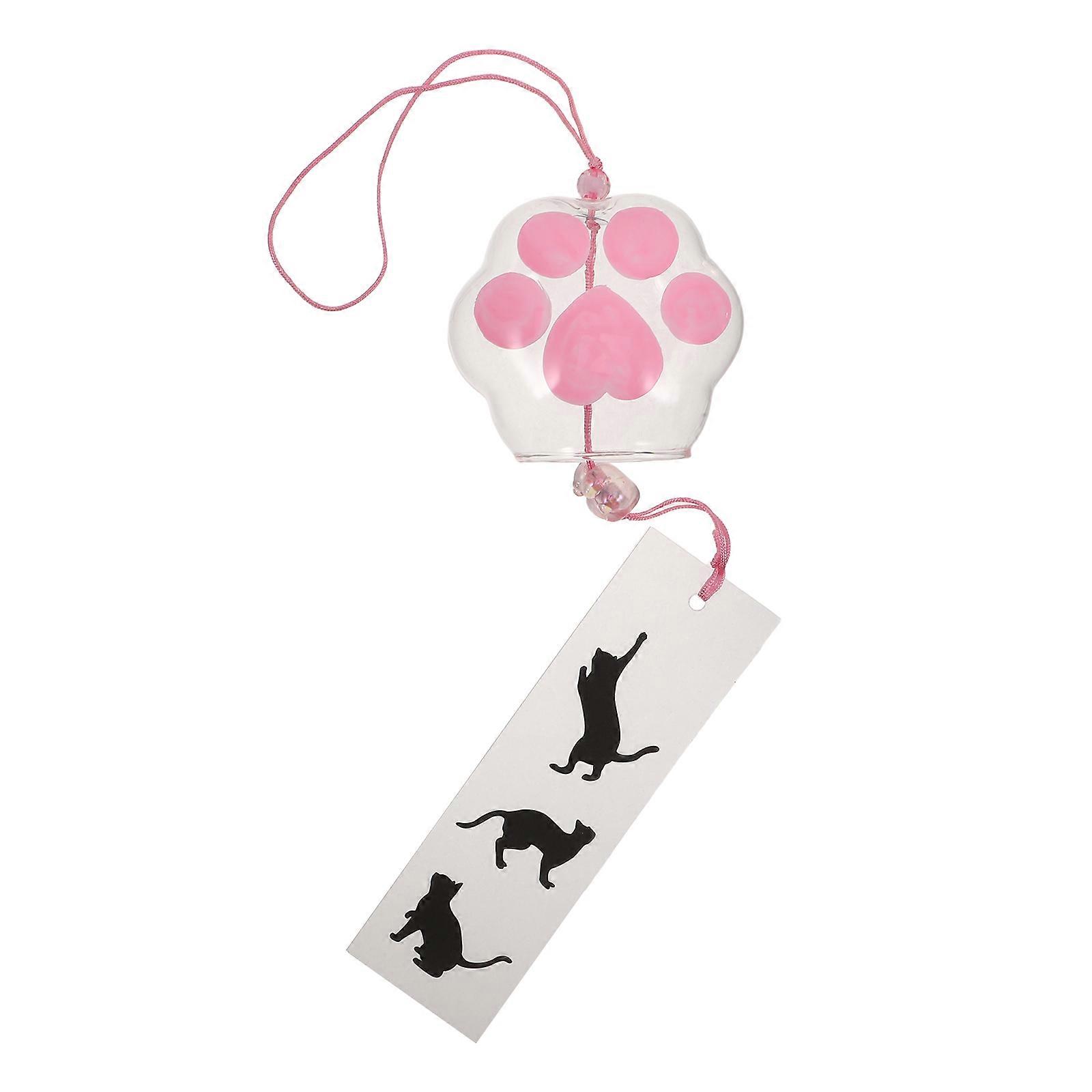 Glass Windchime Hand Painted for Indoor Hanging