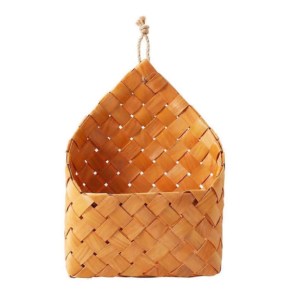 Hanging Planter Basket Decorative Hanging Basket Wall Arrangement Khaki 33.00X20.00X6.00cm Home Use 1Set
