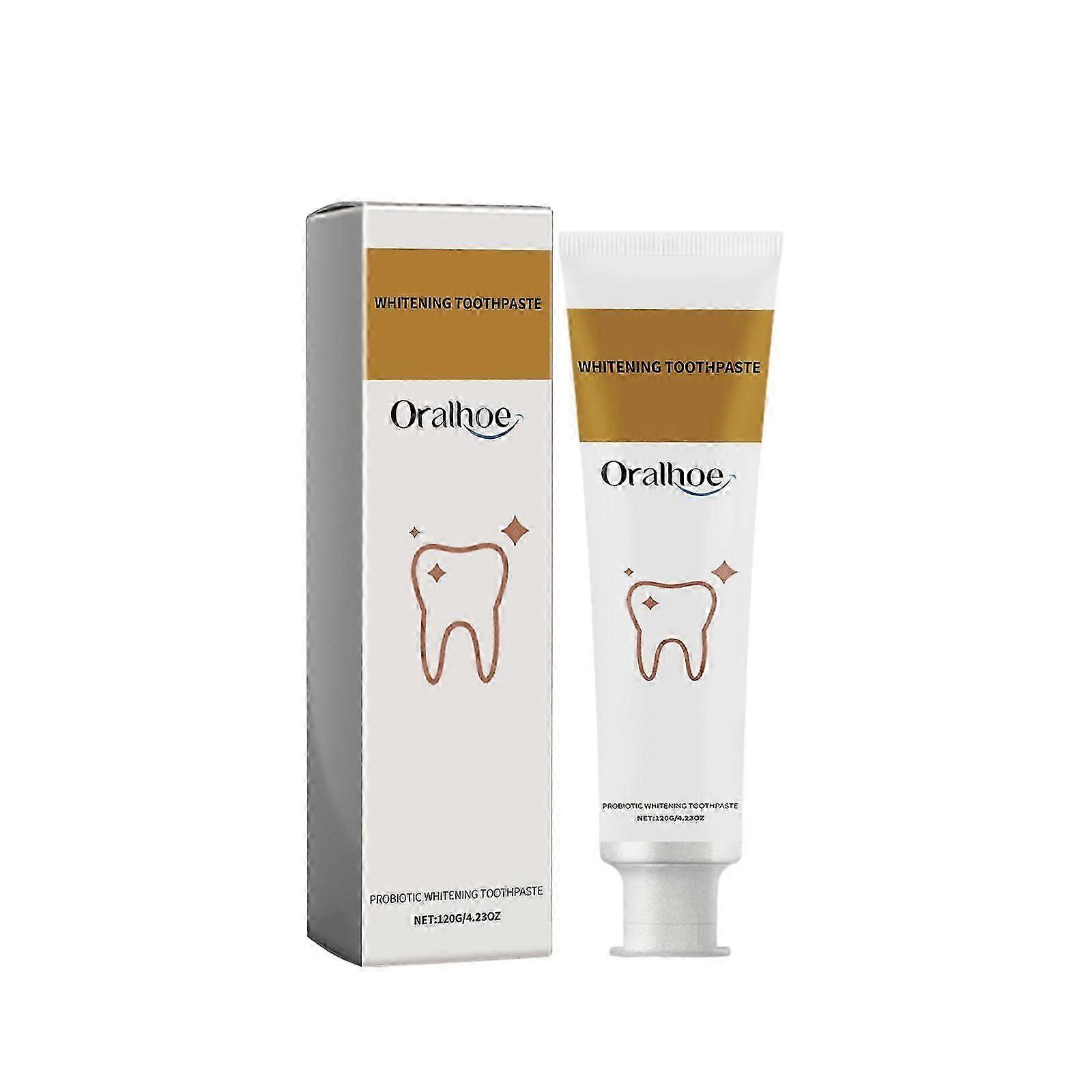 Professional Ultra Whitening Toothpaste - Sensitive Teeth Whitening Toothpaste with Sodium Fluoride & Hydrogen Peroxide, Vegan