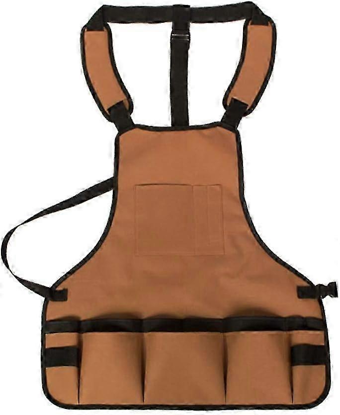 Canvas Work Apron for Use in Workshop and Kitchen