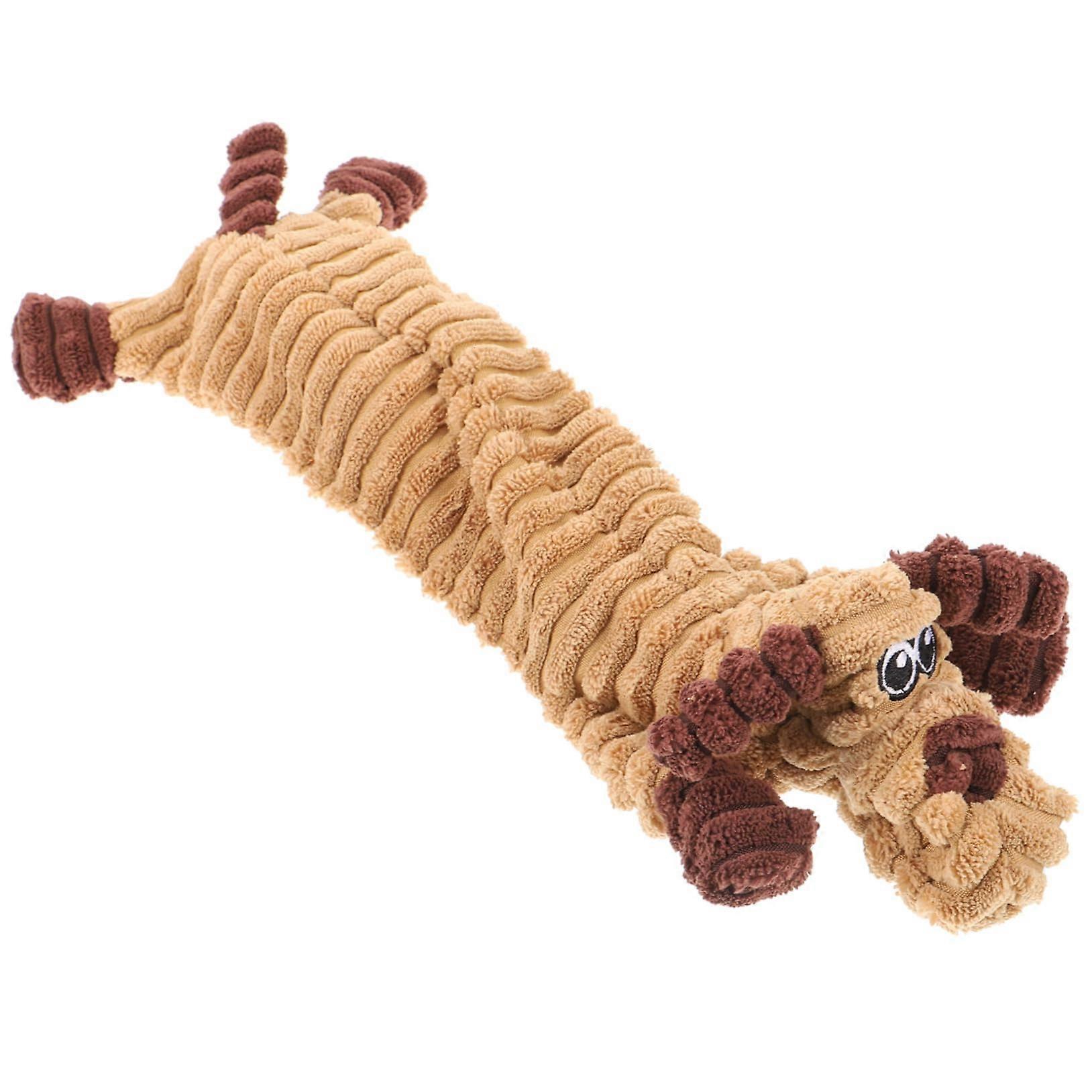Cartoon Design Plush Chew Toy for Small Pets, Squeaky Animal Theme for Hours of Fun, Safe Dental Care for Pets, Assorted Colors