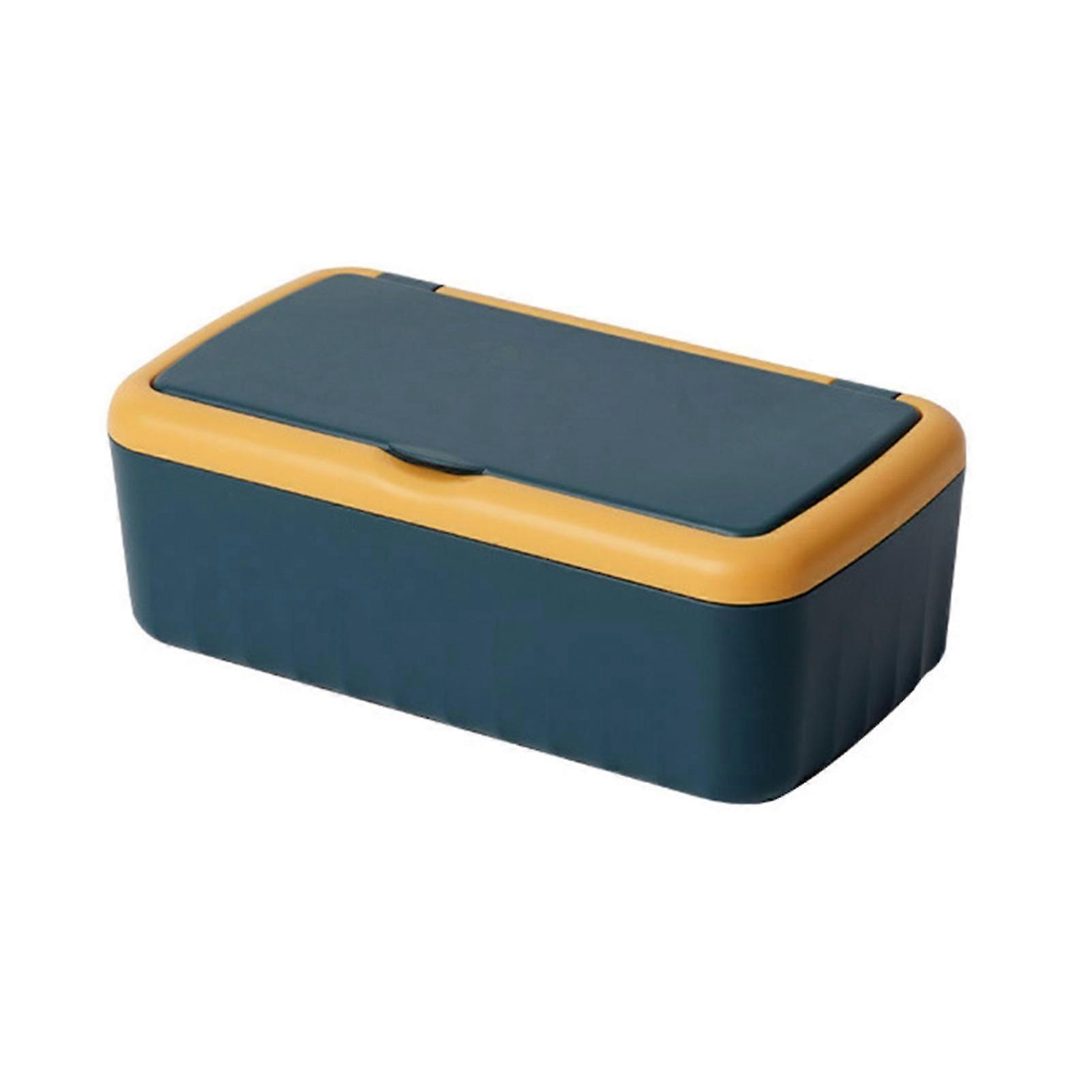 Plastic Tissue Face Mask Dispenser Box Multi Use Tissue Container Box For Office Restaurant Dorms