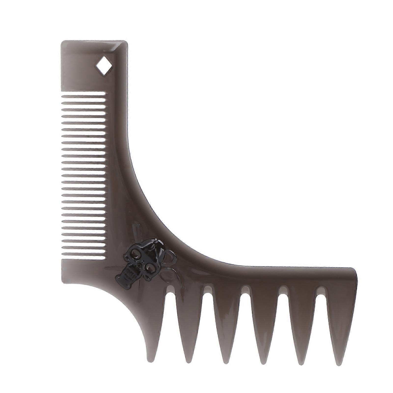 Mehrzweck-Bartkamm Retro breiter Zahn Öl Haar Gesichtshaar Formung Styling Kamm
