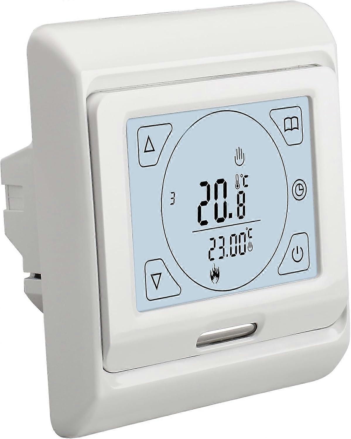 1 piece 7-day programmable LCD room thermostat