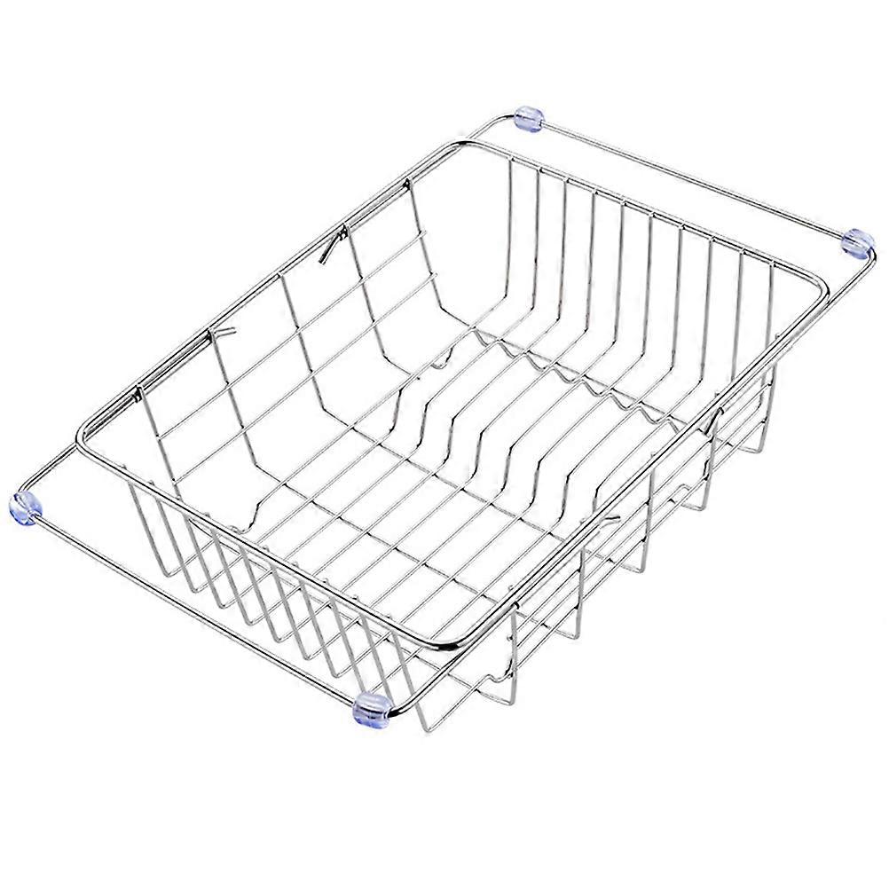 Expandable Dish Drying Rack Kitchen Stainless Steel Sink Dish Rack