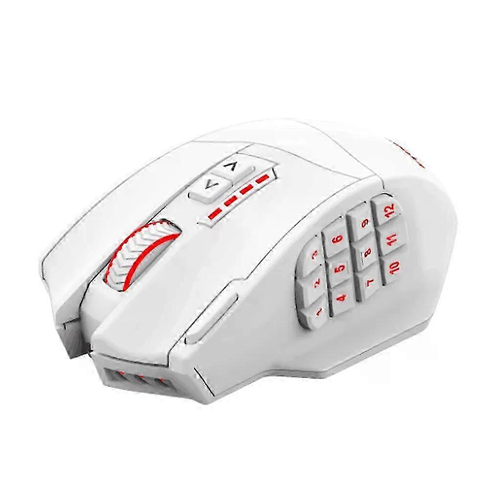 Wireless RGB Gaming Mouse with 16000 DPI, 16 Programmable Buttons for Computers and Laptops