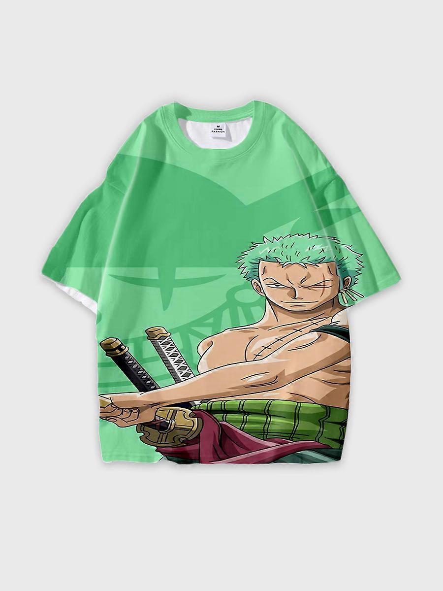 T-shirt girocollo Role Pattern manica corta sciolta JW519