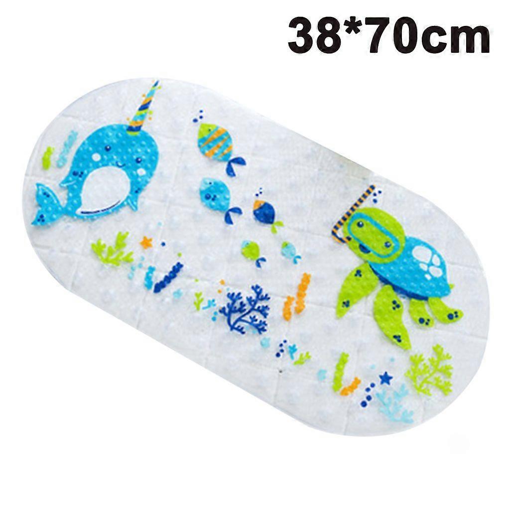 Bath Mat Children's Bathtub Non-slip Bath Mat Non-slip Strong Suction Cup Machine Washable Antibacterial