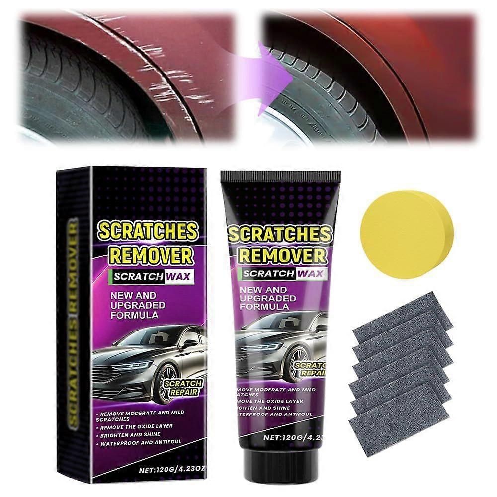 Car Scratch Repair Paste Kit, Nano Car Scratch Remover Cloth Repair Paste Polishing Wax, Paint Repair Polishing Paste for Cars Various Surfaces