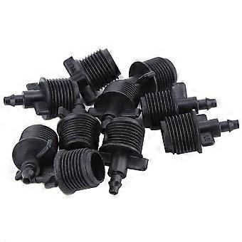 10 stuks 1/2" Barb Tubing Adapter voor 4/7mm Druppelirrigatie Capillaire Slang SlangYMJJ
