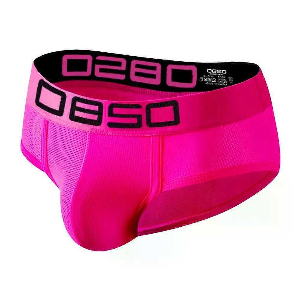 סקסי גברים תחתונים משי קרח אלסטי ייבוש מהיר רשת לנשימה קצר הומו גיזרה נמוכה U קמור נרתיק Tangas קירור Mankini תחתון