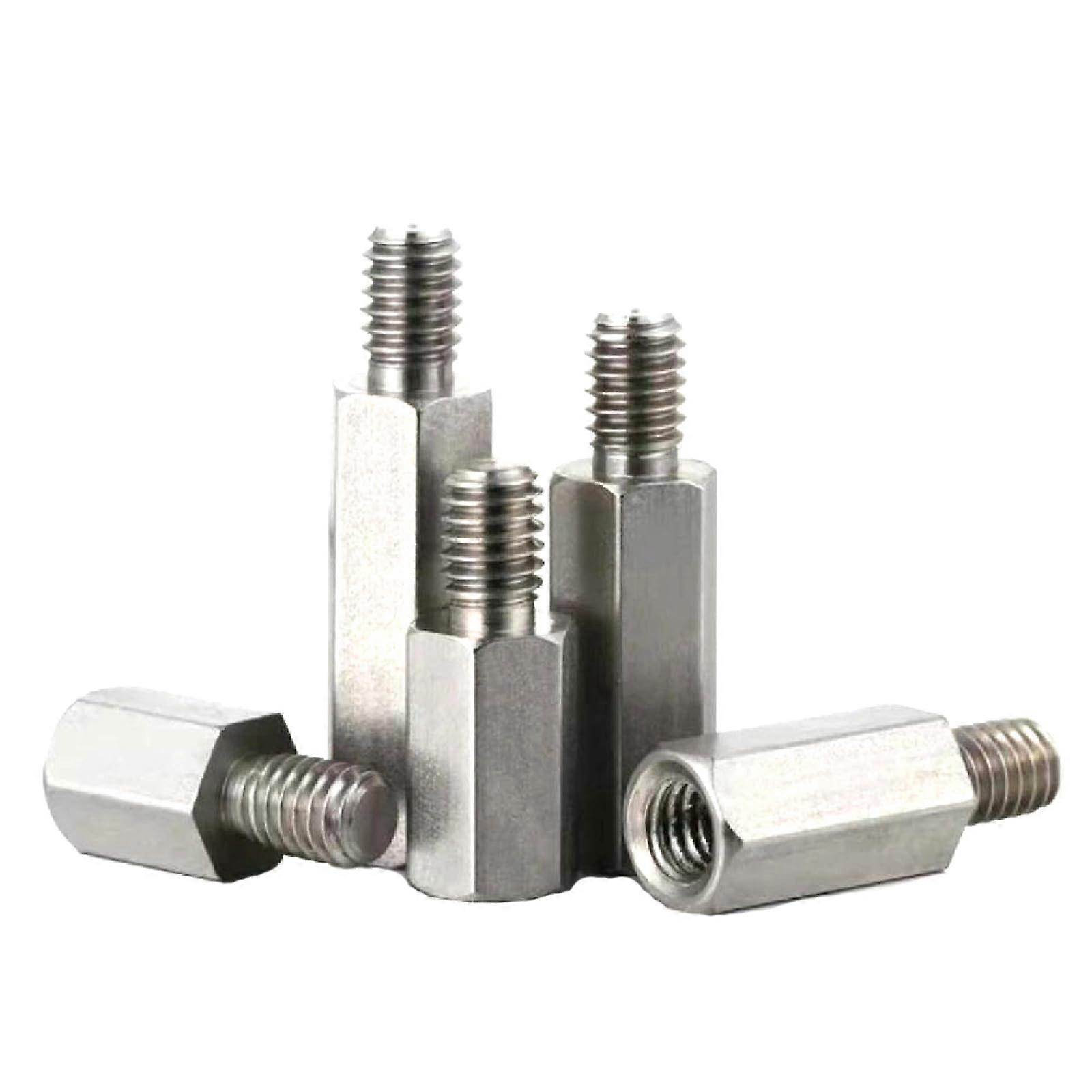 Stainless Steel Single Head Hex Bolt, Connected with Insulation Column, Pack of 2, M5x8x30mm