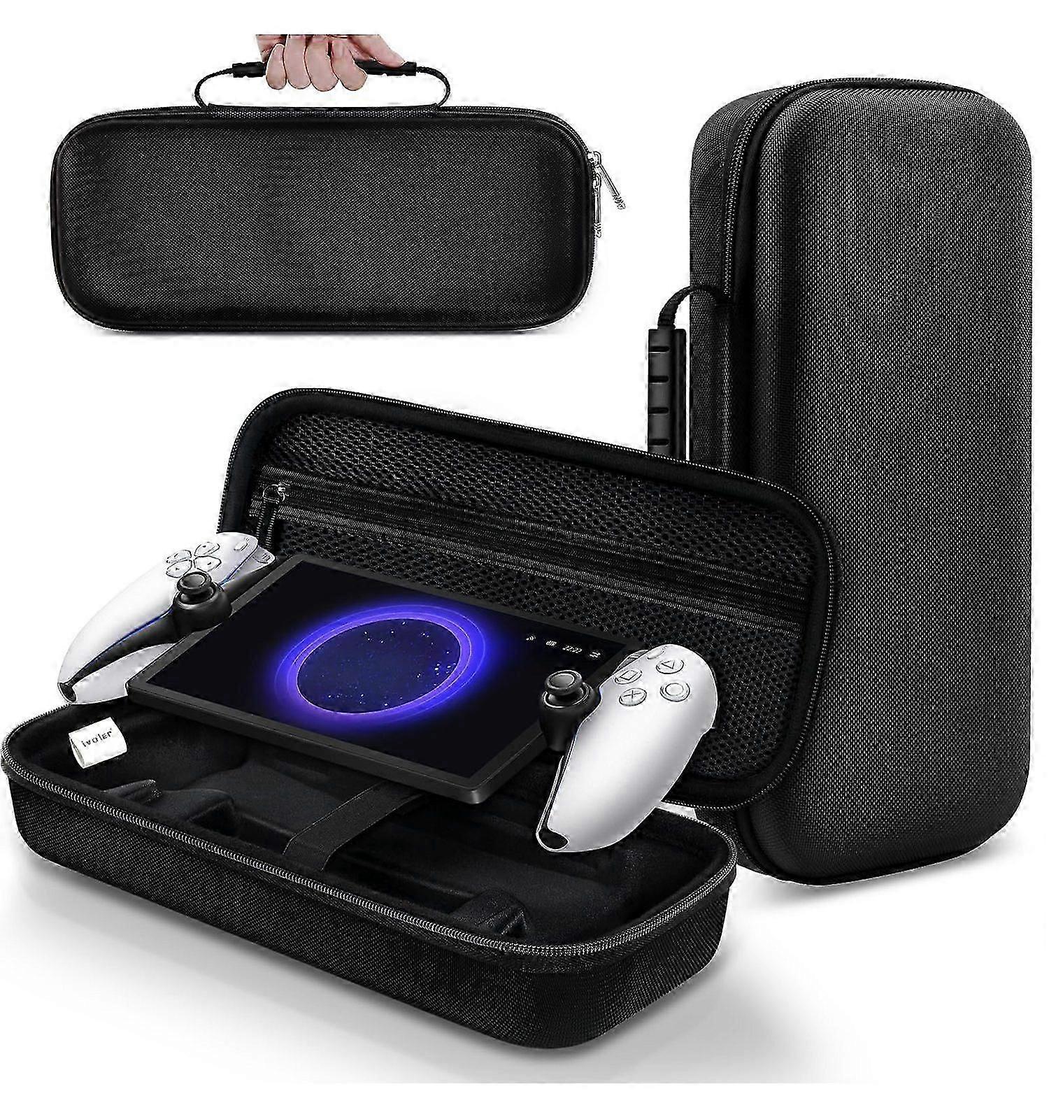 Controller protective cover bag compatible with the Playstation Portal series, fall-proof, black