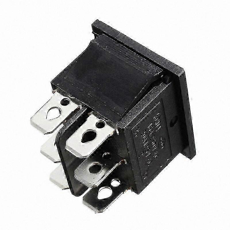 3 Position 6 Pin On-Off-On Momentary Rocker Switch DPDT 16A 250V AC for Boats