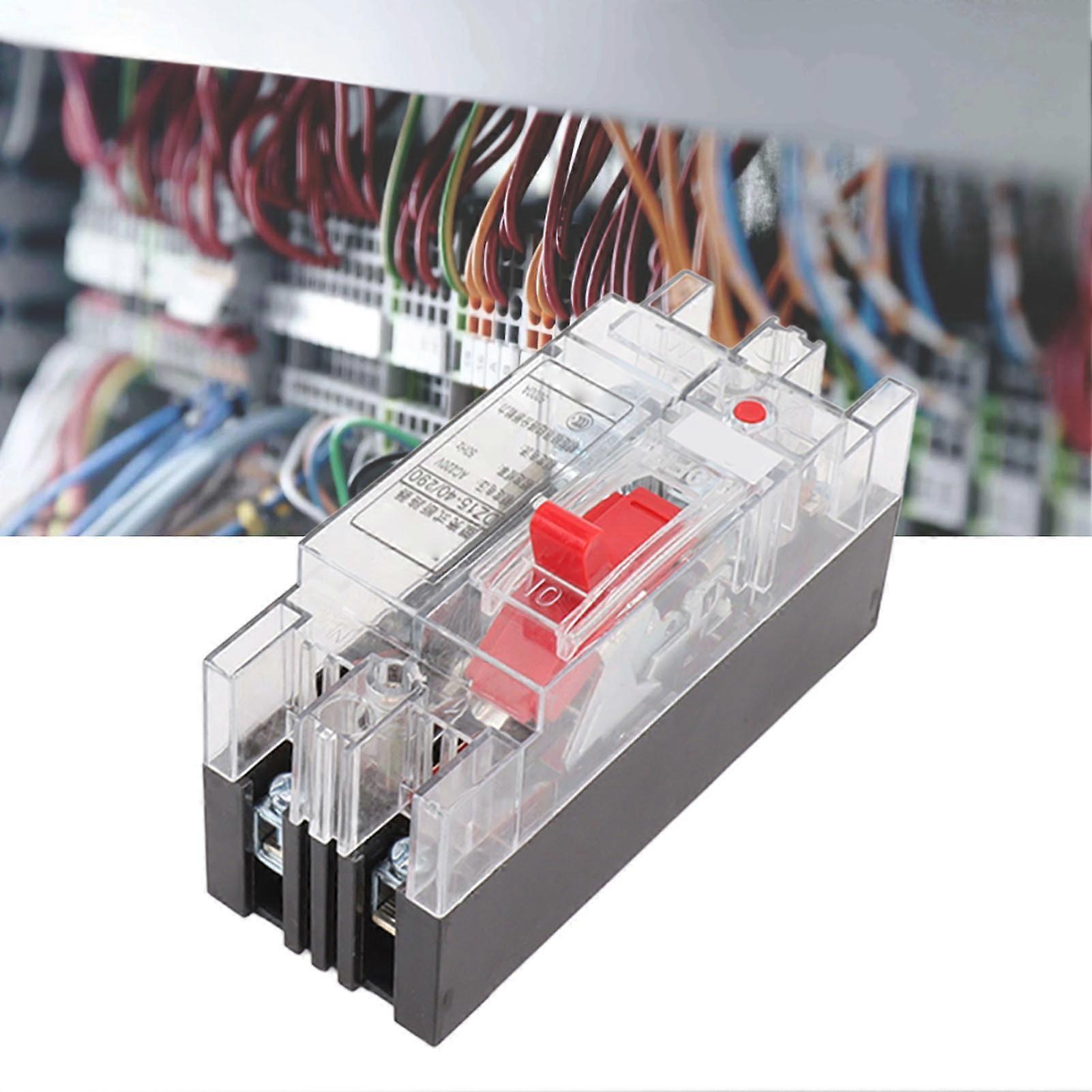 Întrerupător ignifug transparent PC Shell Întrerupător de cupru 2P