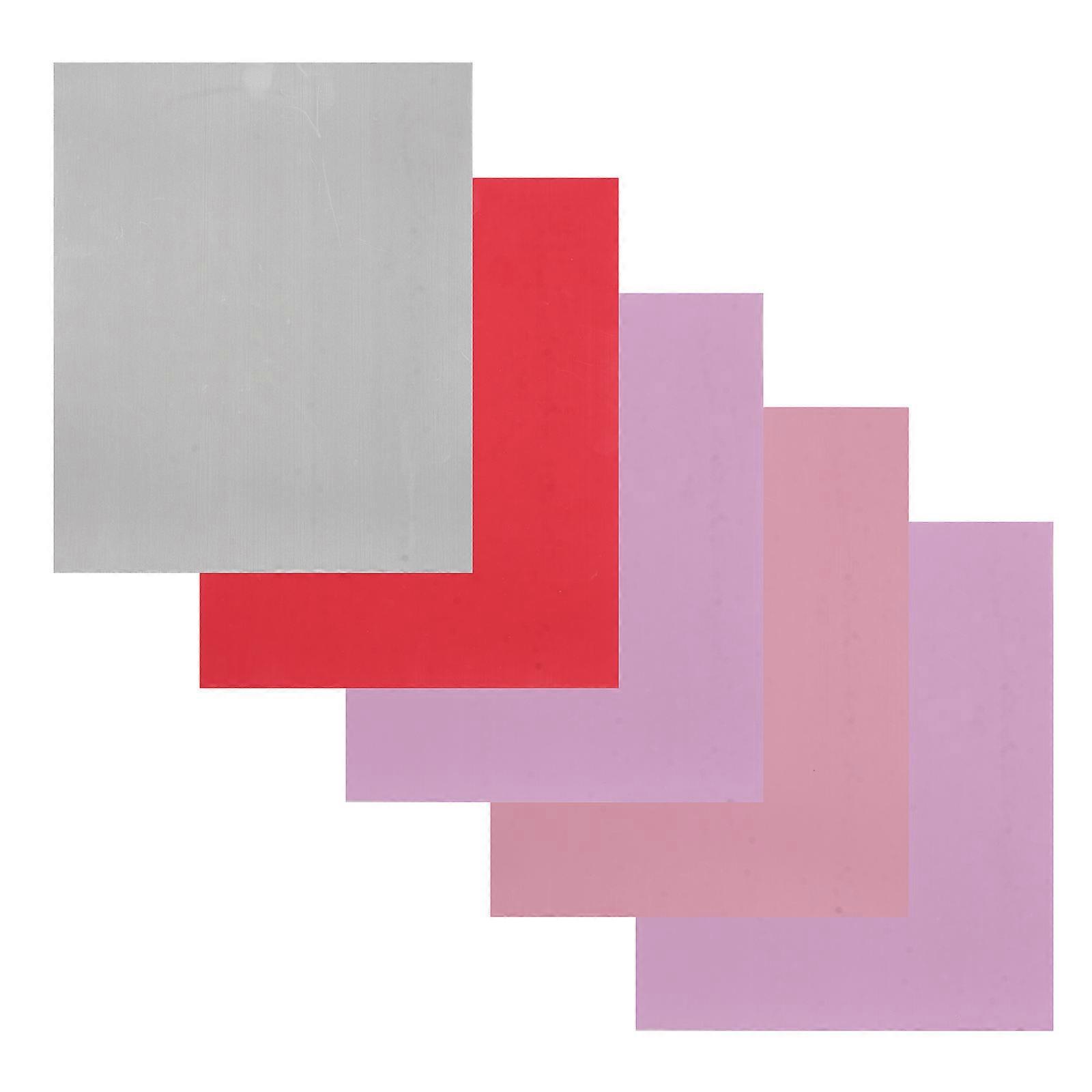 Iron on Transfer Patches for Clothing Decoration 5Pcs Creative Assorted Color PVC