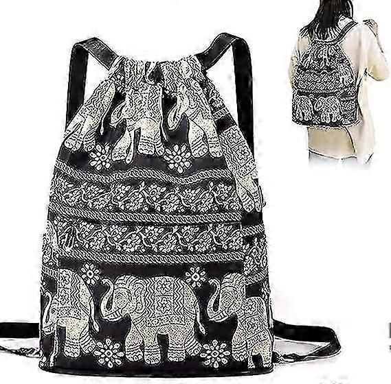 Drawstring Foldable Large Capacity Dry-wet Separation Travel Sports Backpack, Exotic Drawstring Gym Sack Backpack Bag, Foldable Waterproof DrawString