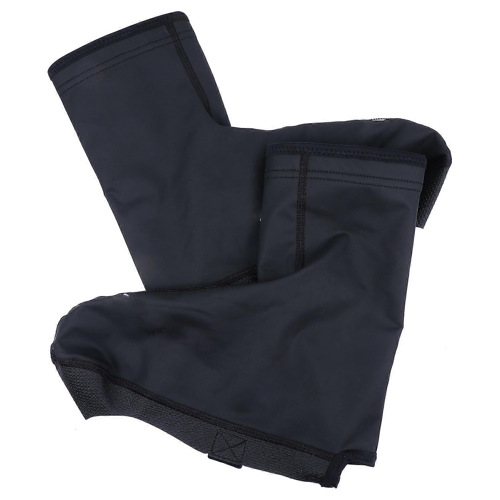 1 زوج من أحذية ركوب الدراجات المقاومة للماء يغطي أحذية دافئة للركوب