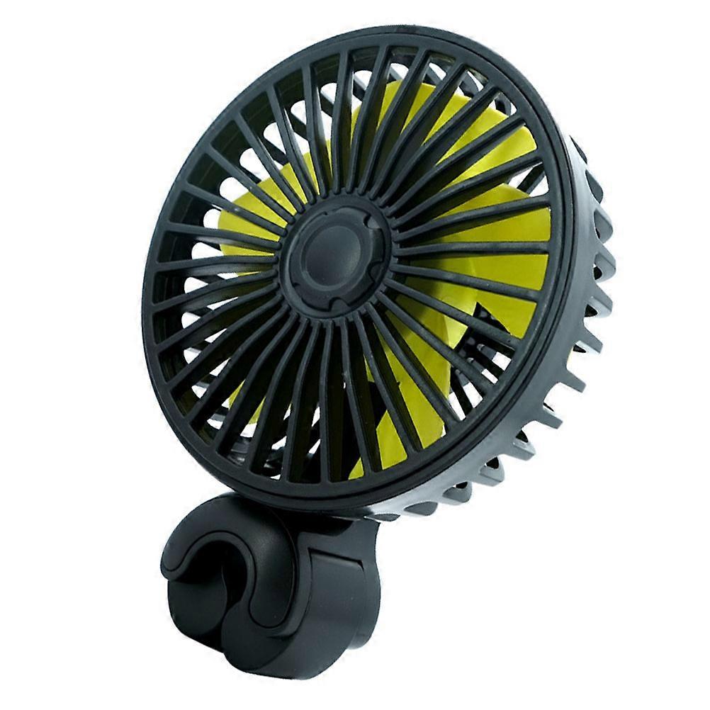 Car Backseat Fan with USB Plug for Summer Use in Car Made of Durable ABS 5.9 Inches