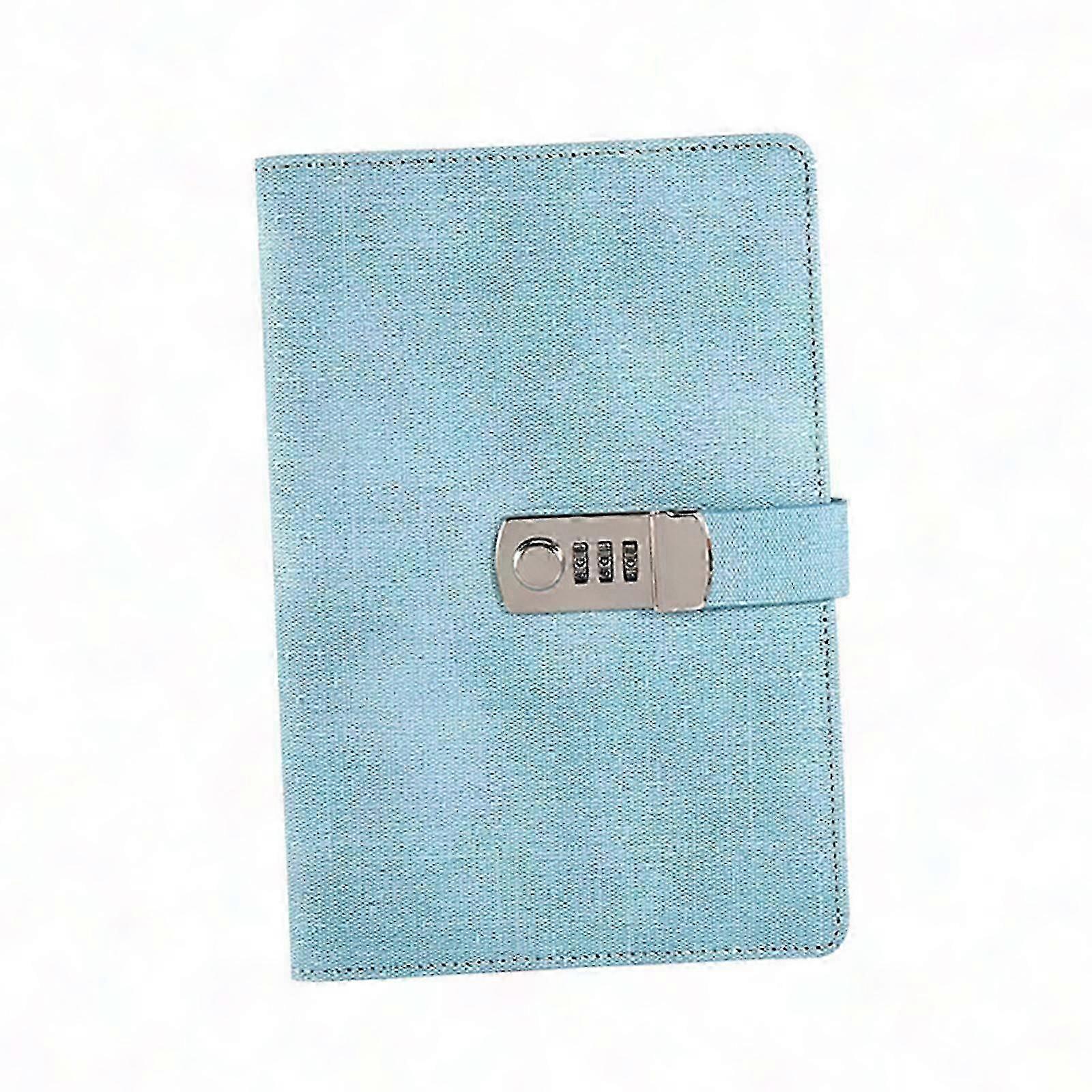 A5 PU Leather Journal with Combination Lock for Teens and Adults