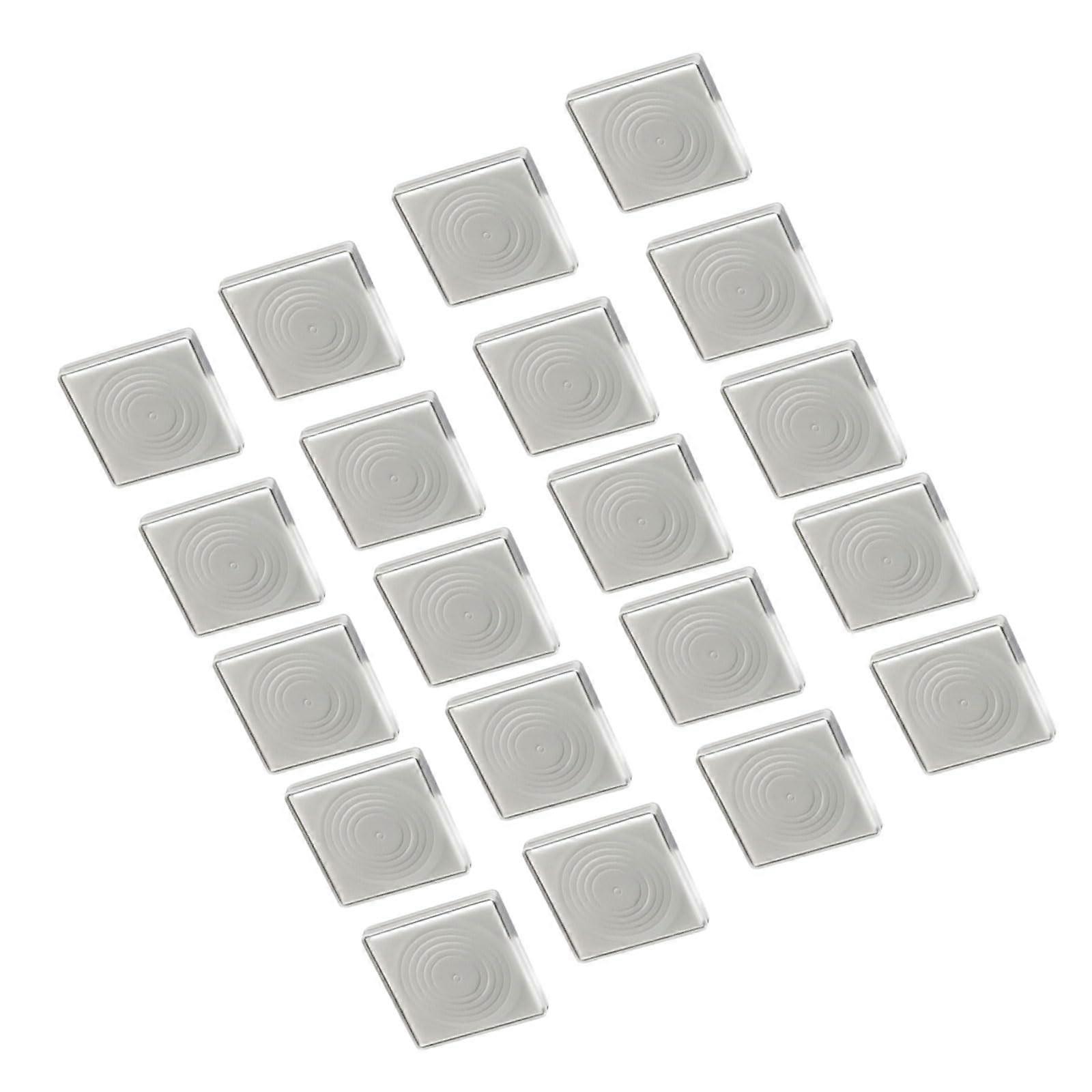 20 Pieces Coin Storage Box, Practical Coin Holder, Organiser, Coin Case with Adjustable Seals for Jewellery Collector, Transparent Colour Box