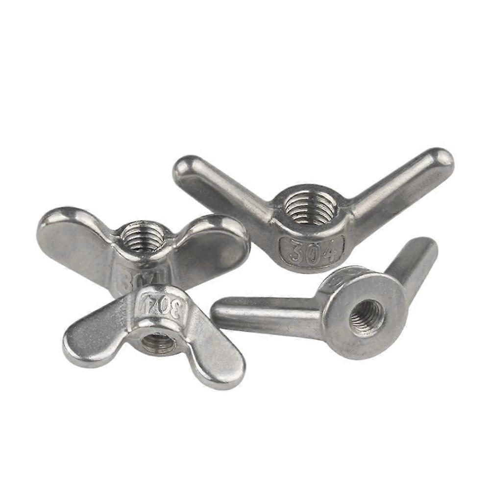 M24 Butterfly Nut, Stainless Steel 304, Large Ear Wing Nut, Hand-tightening, Compatible with M4-M24 Sizes, 1 Piece