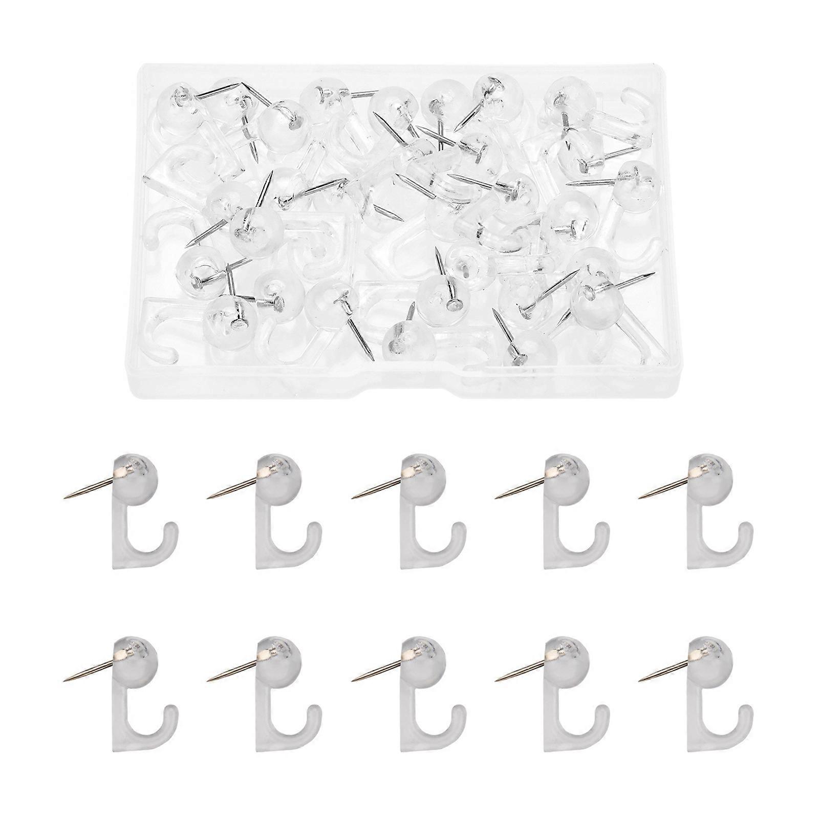 Crystals Resin Wall Hook Pin Artistics Space Saving Solution Easy Removable Designs Craft Room Organization transparent